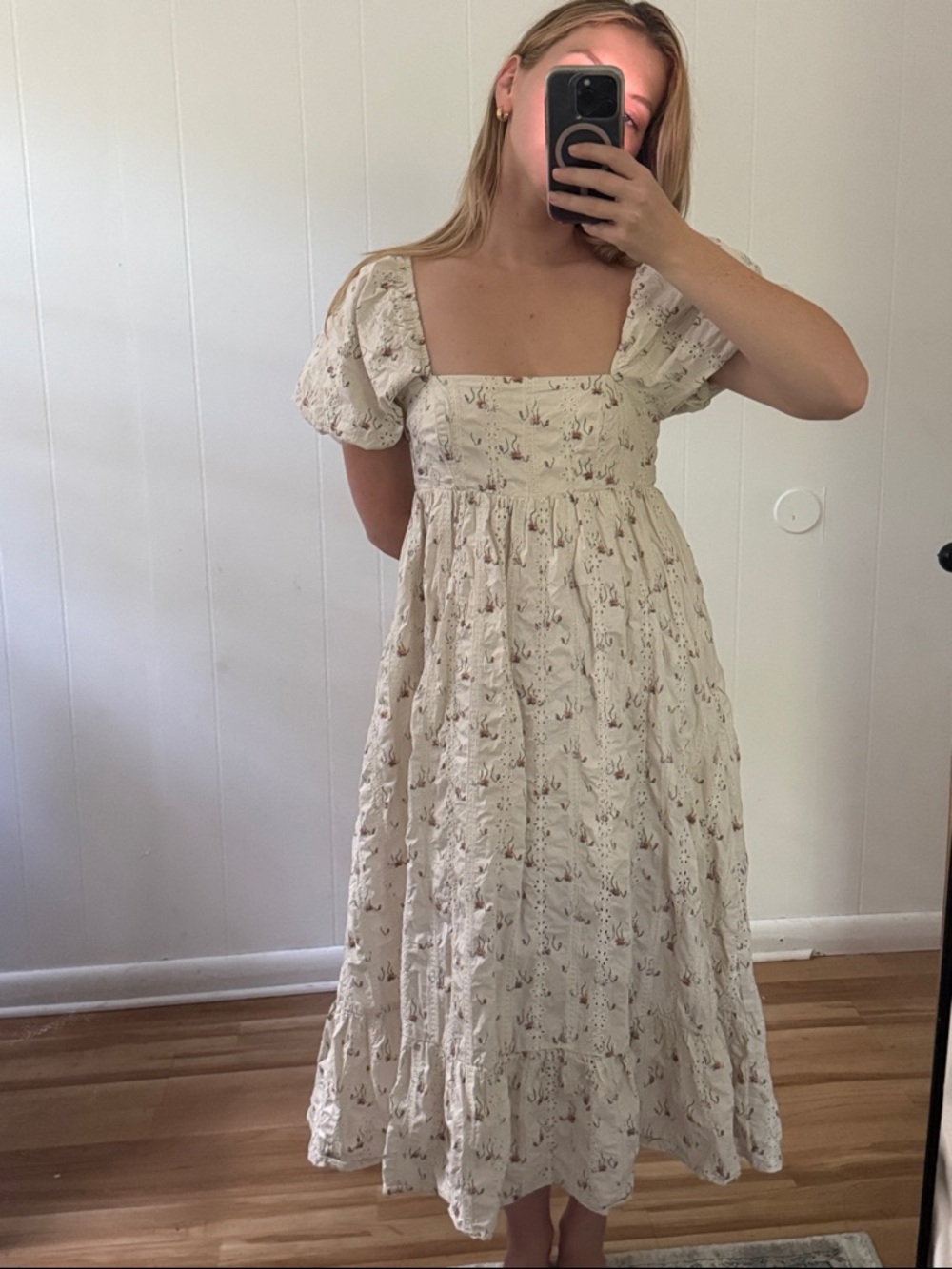 Cottage core midi dress